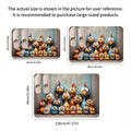 Cute Chicken Family Carpet Cartoon Floor Mat